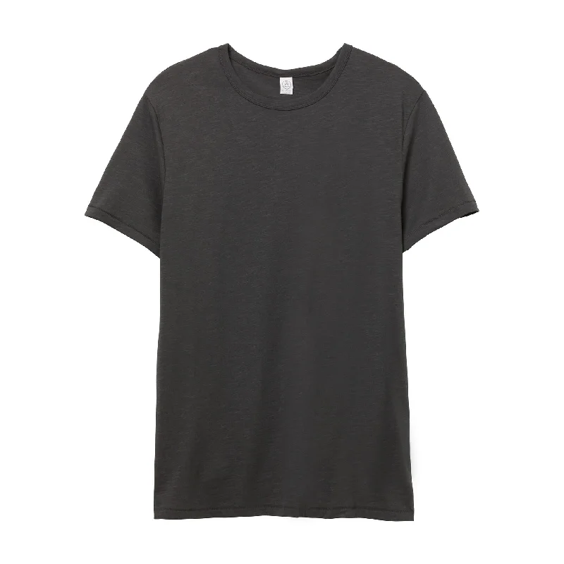 women's tops for those who appreciate subtle and muted tonesKeeper Weathered Slub T-Shirt (Washed Black)