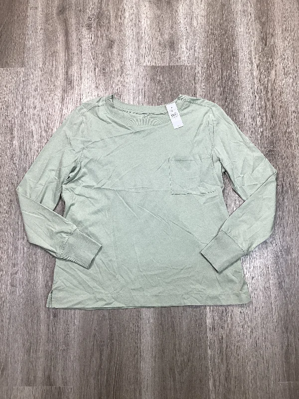 women's tops for those who want to stay on top of the latest fashion trends and wear pieces that are both stylish and on-trendTop Long Sleeve Basic By Lou And Grey In Green, Size: S