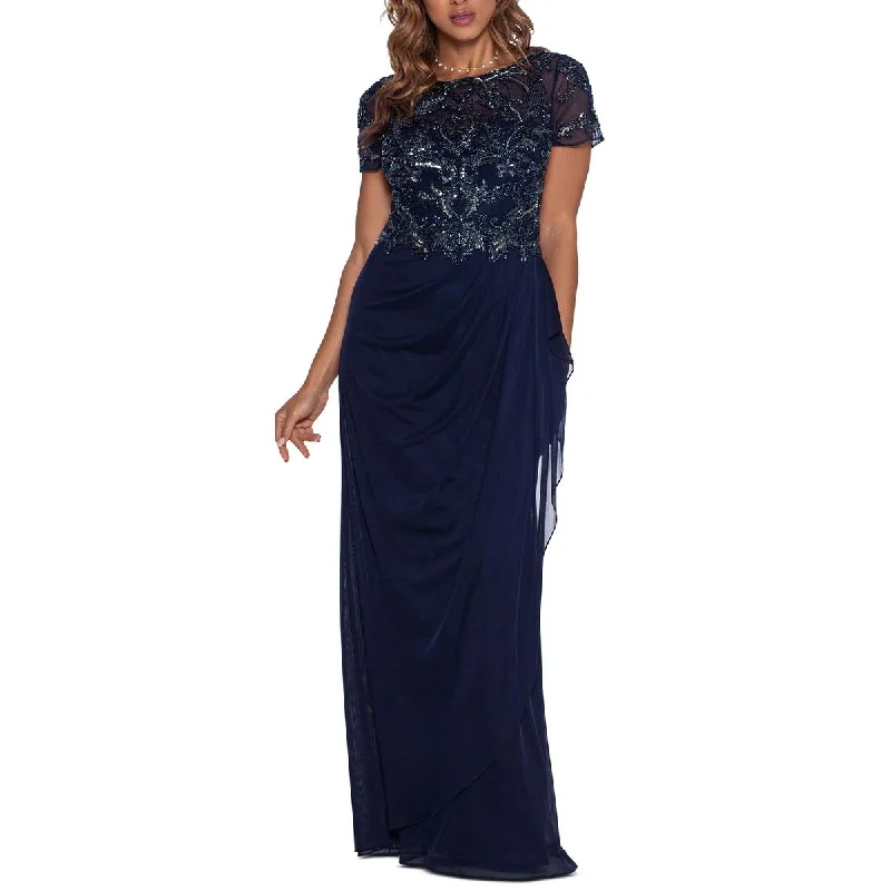 Elegant DressXscape Womens Embellished Maxi Evening Dress