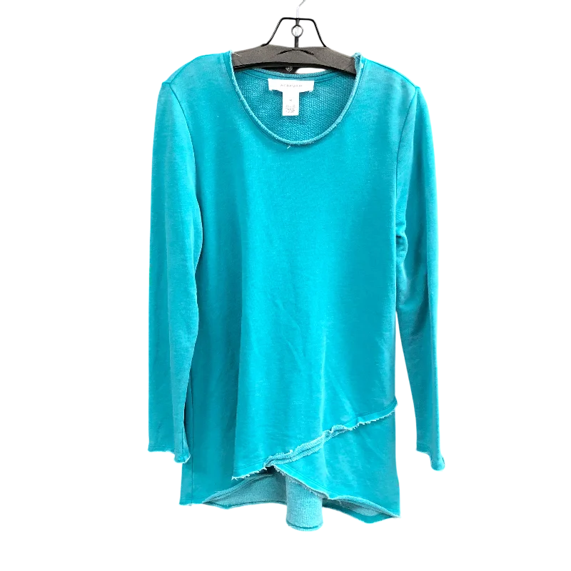 women's tops for those who want to add a touch of sophistication to their casual attireTop Long Sleeve By Workshop In Teal, Size: M