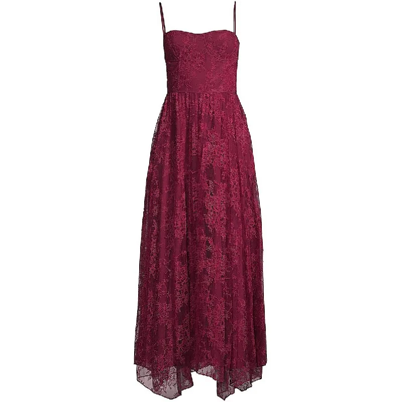 Body-Hugging DressDonna Karan Womens l Lace Maxi Dress