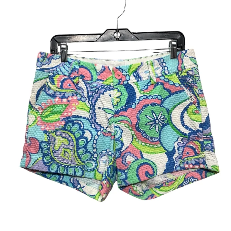 women's reversible shortsShorts Designer By Lilly Pulitzer In Multi-colored, Size: 6