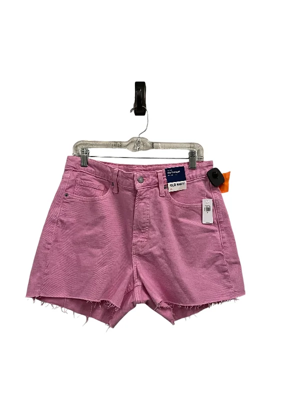 women's corduroy shortsShorts By Old Navy In Pink Denim, Size: 12