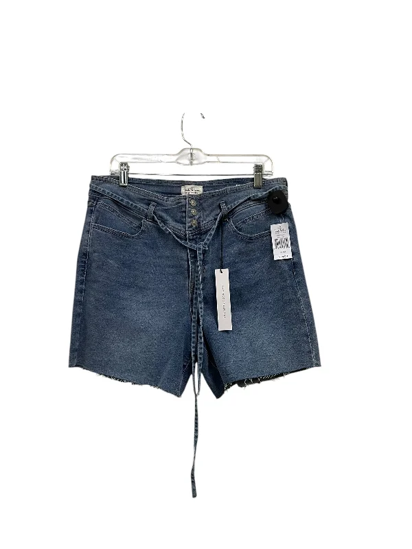 women's cargo shortsShorts By Nicole Miller In Blue Denim, Size: 12