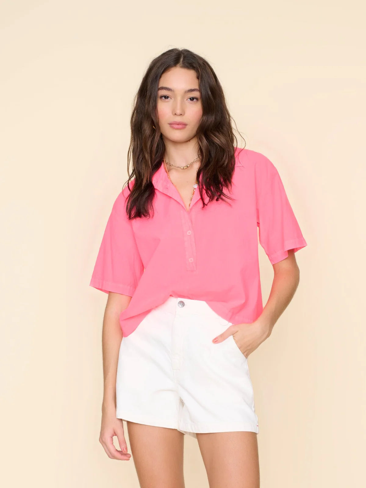 women's tops for those who want to create outfits that reflect their personal style and sense of fashionAnsel Top - Neon Pink