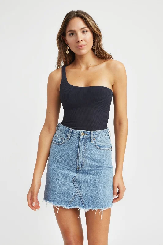 women's tops for those who seek both style and comfortNaomi One Shoulder Crop