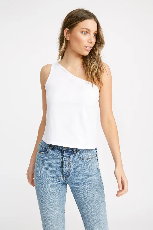 women's tops for those who want to stay updated with the latest fashion trendsNikki One Shoulder Top