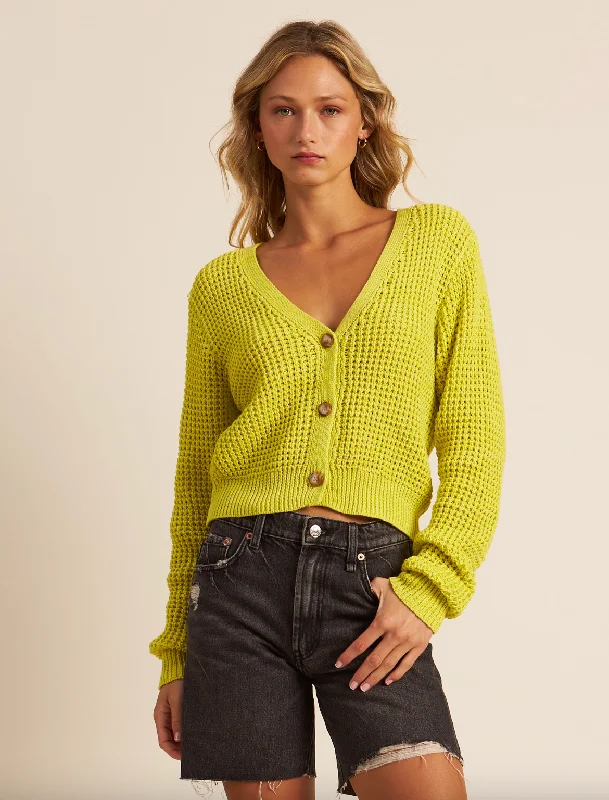 women's tops for mixing and matching with different bottomsOllie Cardigan - Citronella