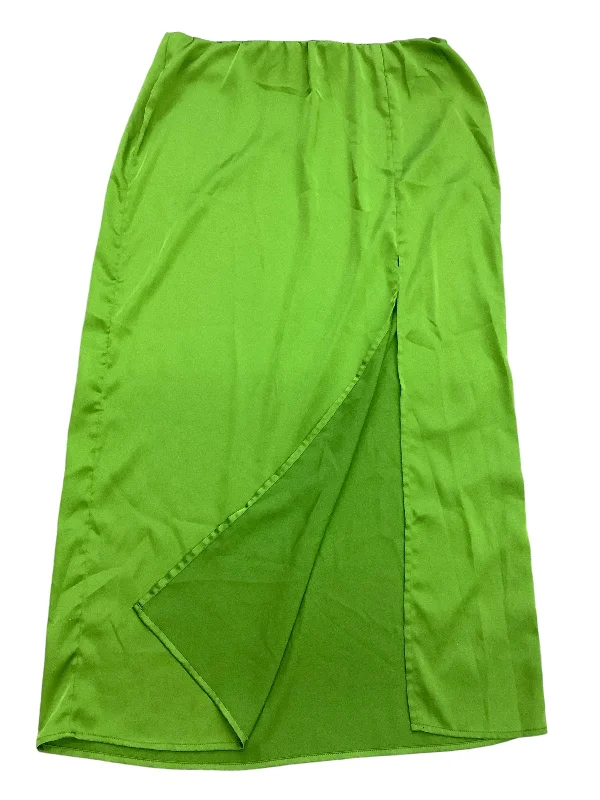 women's sustainable striped skirtsSkirt Maxi By A New Day In Chartreuse, Size: M