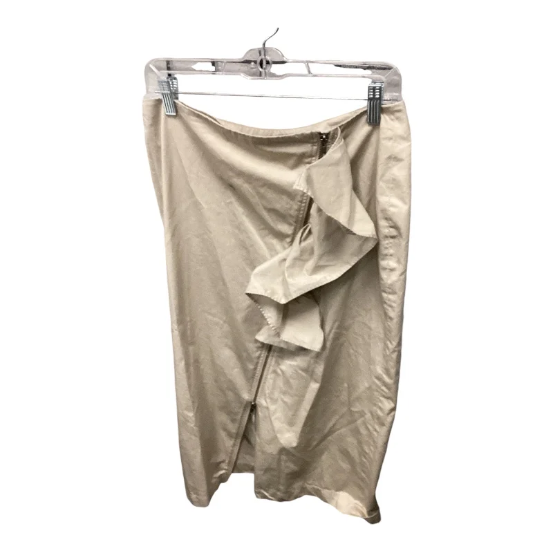 women's velvet mini skirtsSkirt Maxi By Chelsea 28 In Beige, Size: L