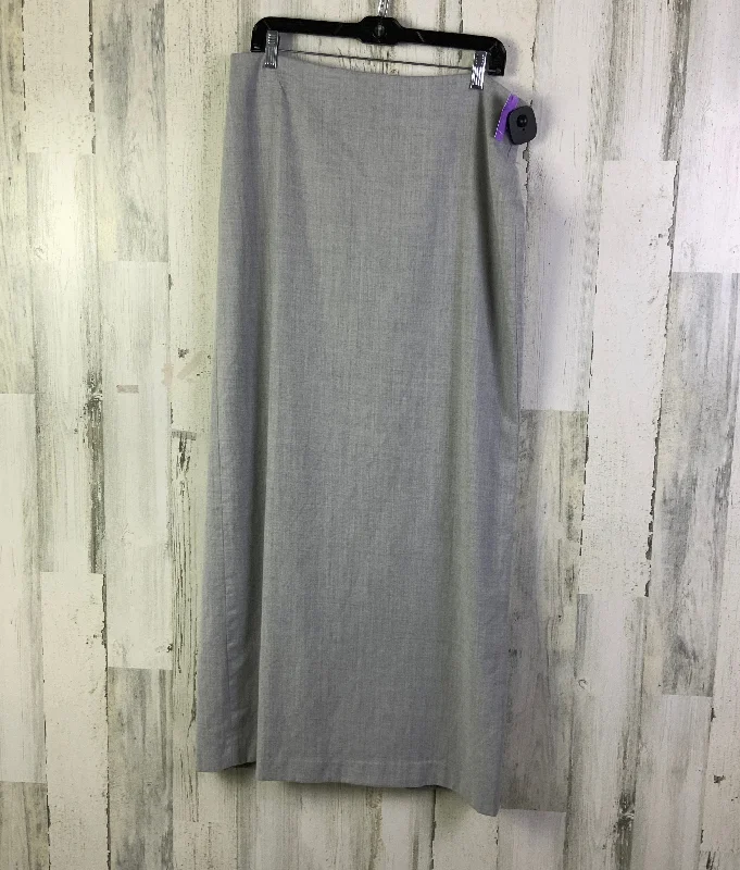 women's formal tiered skirtsSkirt Maxi By Talbots In Grey, Size: 14