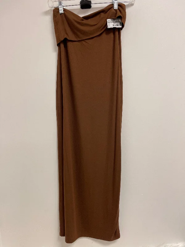 women's loungewear dressy skirtsSkirt Maxi By Urban Outfitters In Brown, Size: S