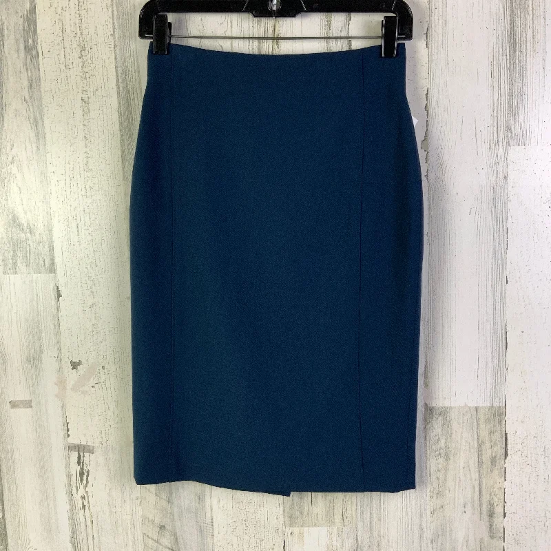 women's A-line skirtsSkirt Midi By Ann Taylor In Teal, Size: 0