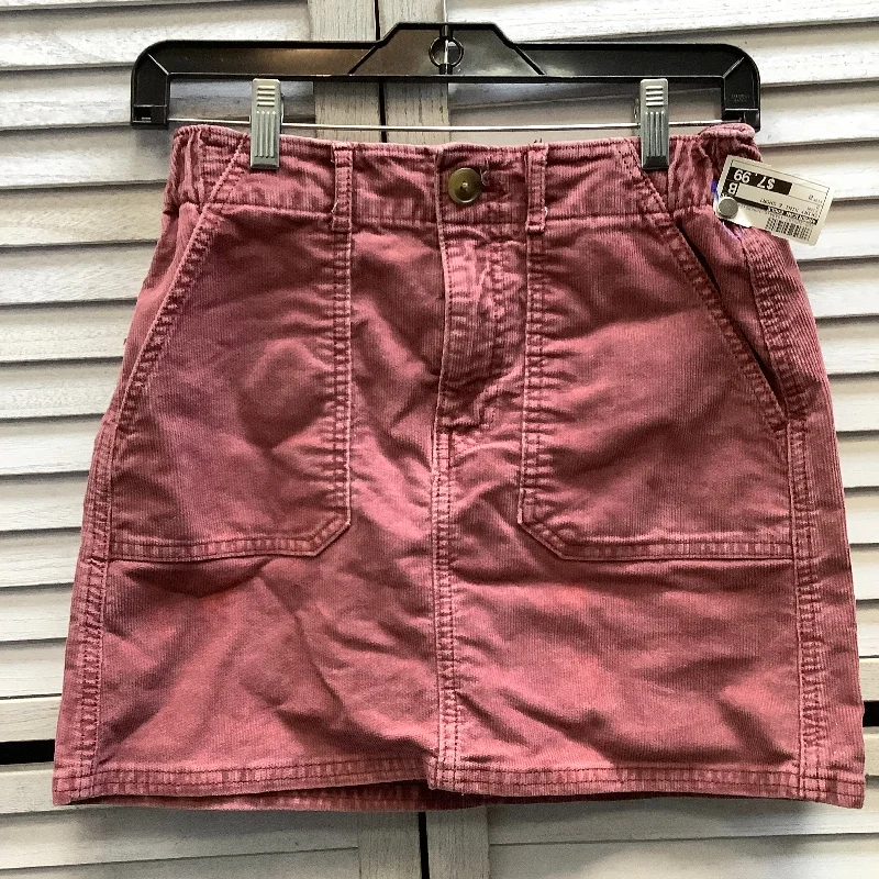 women's loungewear dressy skirtsSkirt Mini & Short By American Eagle In Pink, Size: 0