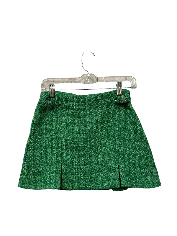 women's travel-friendly cocktail skirtsSkirt Mini & Short By Forever 21 In Green, Size: S