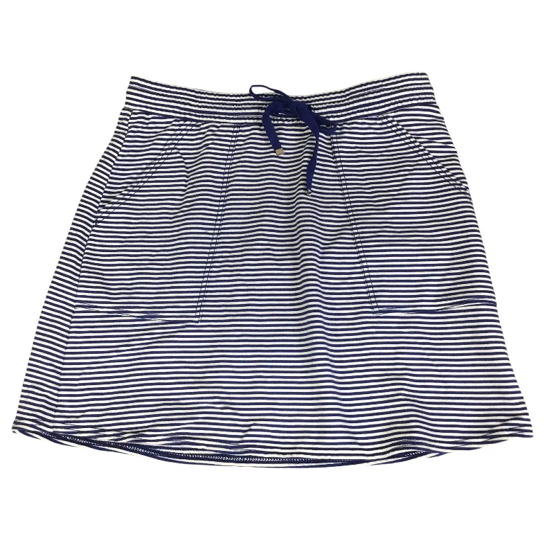 women's skater skirtsSkirt Mini & Short By Hatley In Blue White, Size: Petite   Small