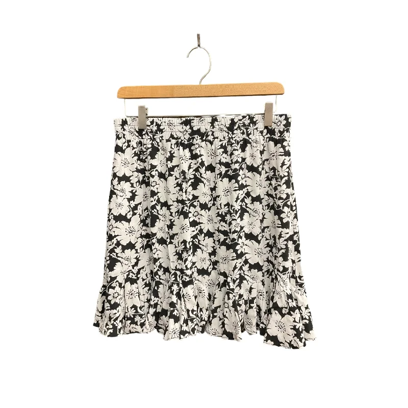 women's stretch skirtsSkirt Mini & Short By Loft In Floral Print, Size: M