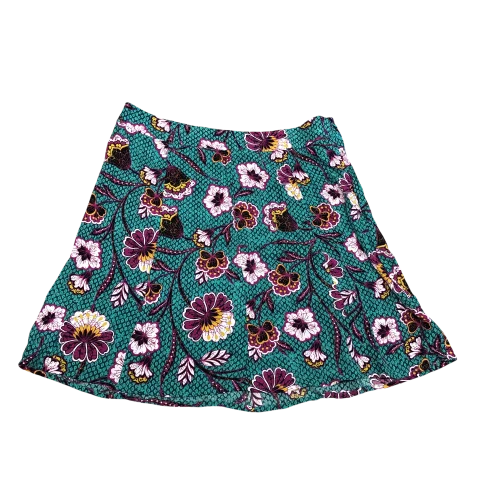 women's work skirtsSkirt Mini & Short By Loft In Teal, Size: 10