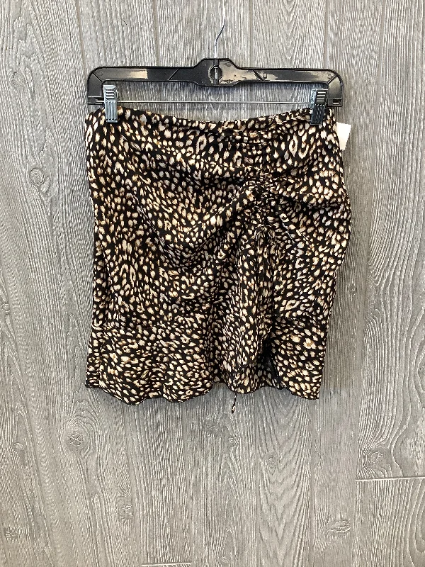 women's winter velvet skirtsSkirt Mini & Short By Shein In Animal Print, Size: 8