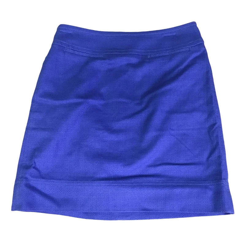 women's tulip skirtsSkirt Mini & Short By Talbots In Blue, Size: 6