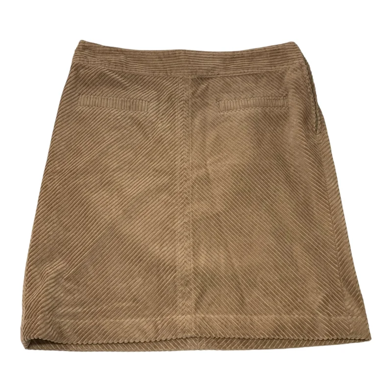 women's solid-color skirtsSkirt Mini & Short By Talbots In Brown, Size: L