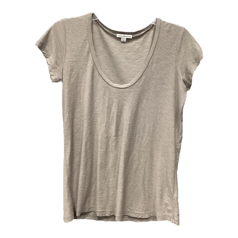 women's tops for those who want to add a touch of sophistication to their casual attireTop Short Sleeve Basic By James Perse In Grey, Size: 2