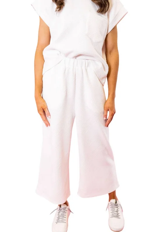 women's timeless pantsCropped Pants In White