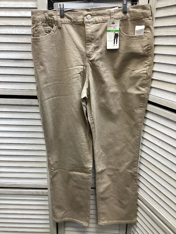 women's denim pantsPants Chinos & Khakis By Terra & Sky In Tan, Size: 18