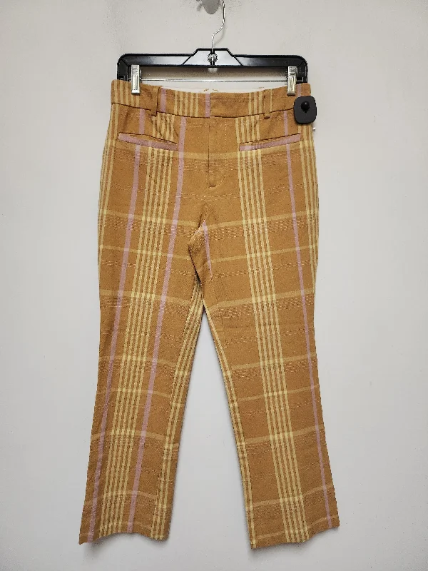 women's linen pantsPants Other By Anthropologie In Plaid Pattern, Size: 6