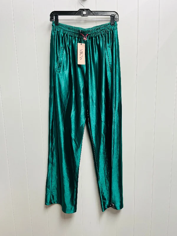 women's patterned pantsPants Wide Leg By MICAS -  In Green, Size: M