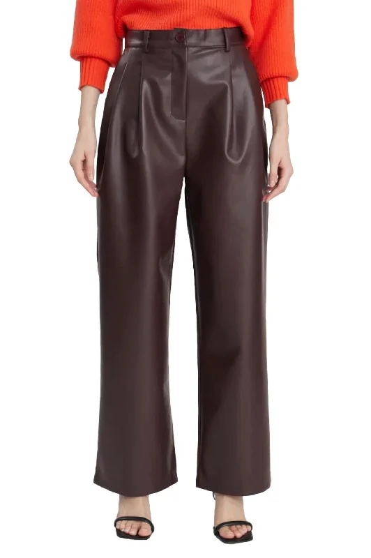 women's high-waisted pantsPhoenix Pant In Wine