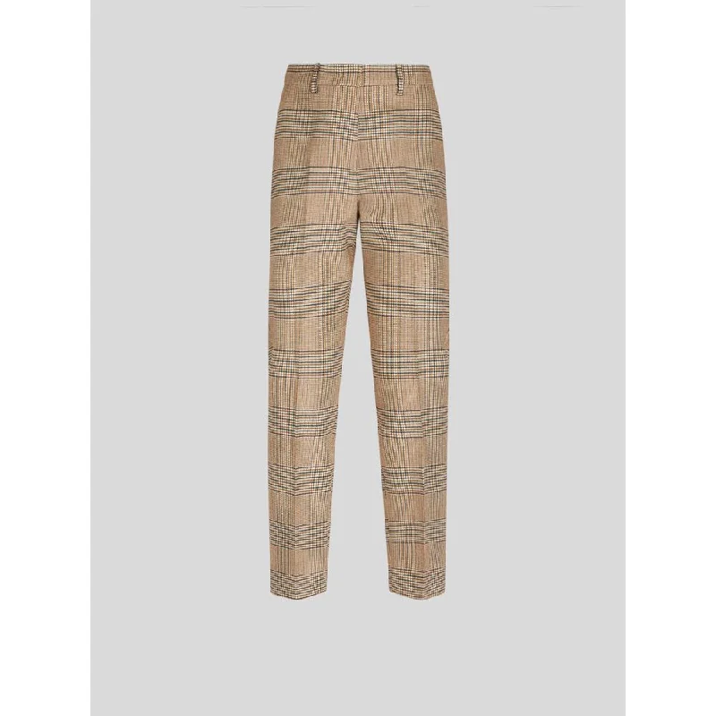 women's insulated pantsTAILORED PRINCE OF WALES TROUSERS