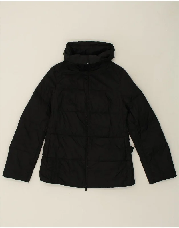 women's coats with oversized fitsADIDAS Womens Padded Jacket UK 10 Small Black Polyester