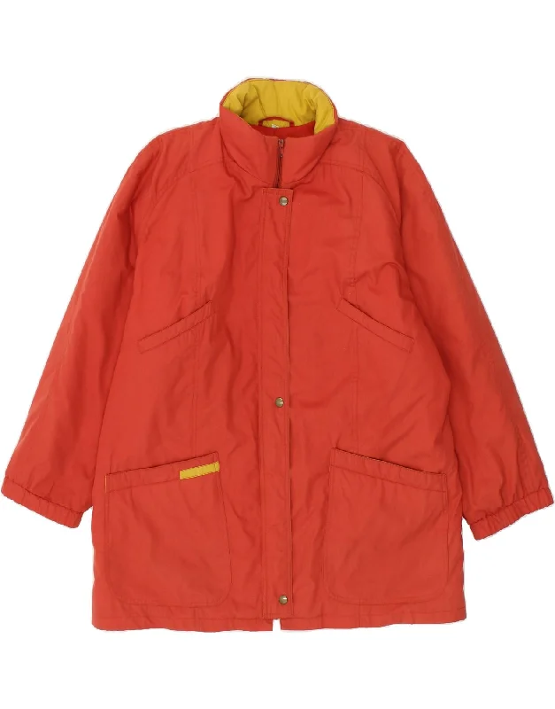 women's coats for countryside strollsC&A Womens Windbreaker Coat EU 42 Large Red Polyester