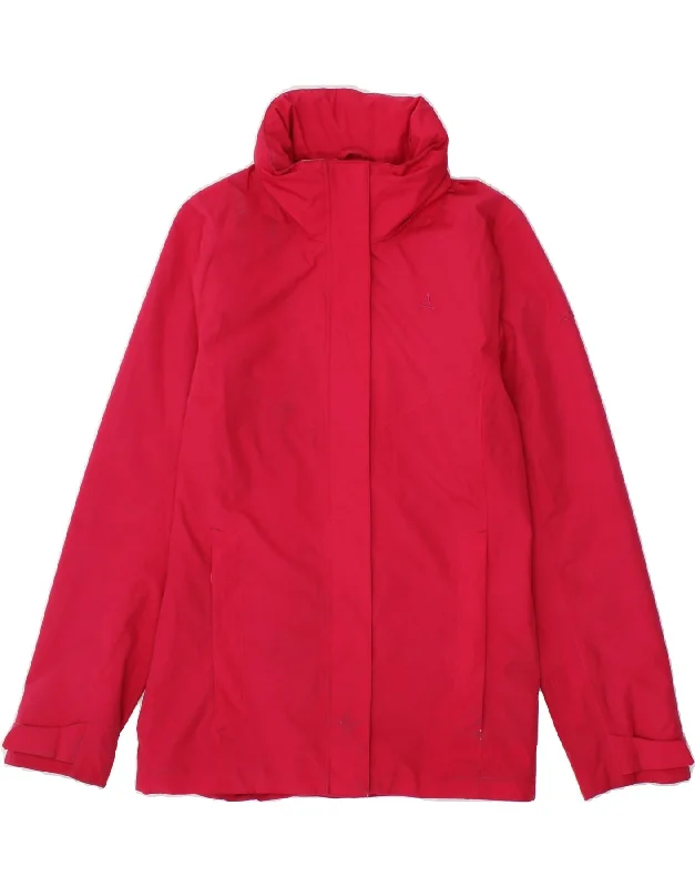 eco-friendly women's coatsSCHOFFEL Womens Hooded Rain Jacket UK 10 Small  Pink