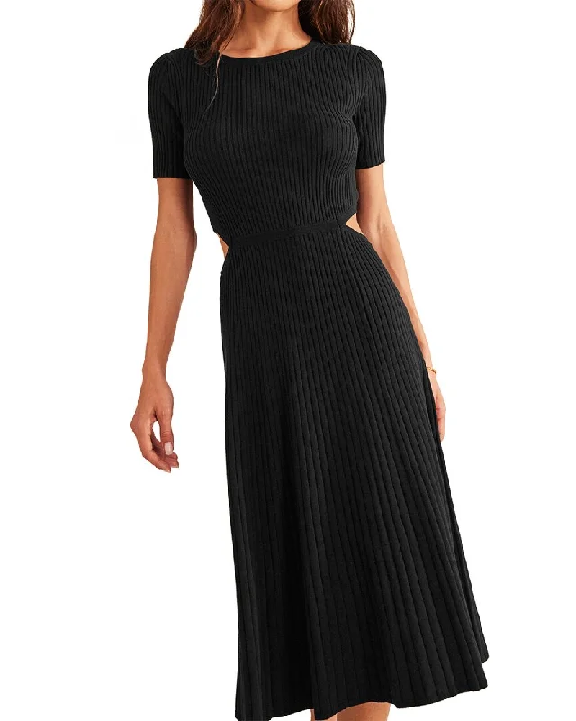 women's halter dressesBoden Cut Out Knitted Midi Dress