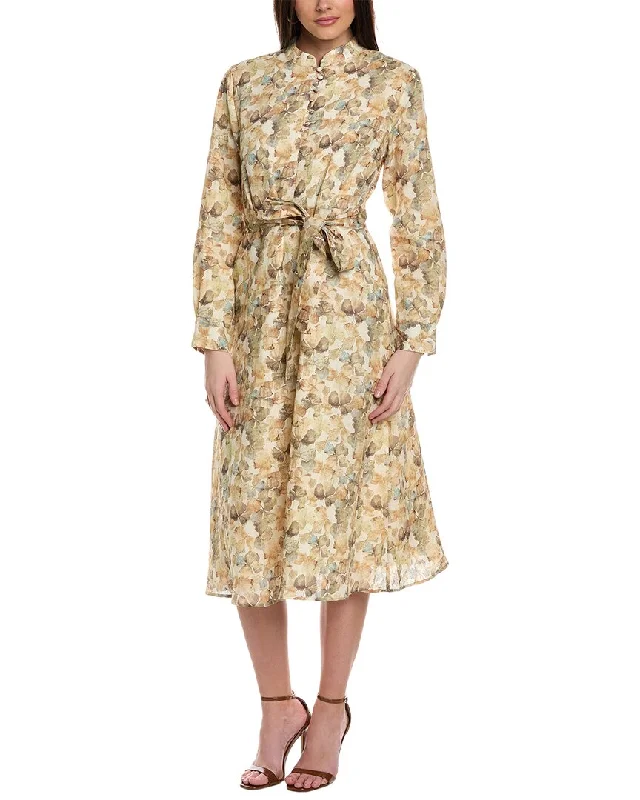 women's high-end dressesYAL New York Printed Midi Dress