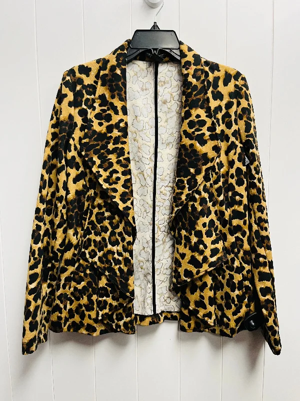 women's coats for maximalist fashion loversBlazer By Grace Elements In Animal Print, Size: Sp