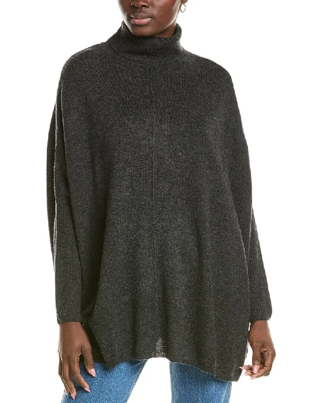 Cashmere Custom Children's SweatersBrodie Cashmere Roll Wool & Cashmere-Blend Poncho