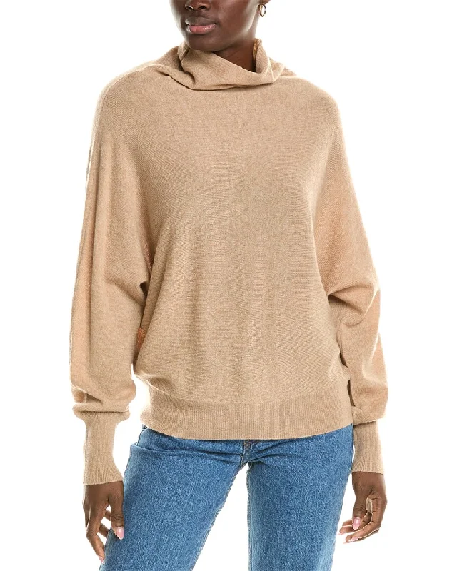 Women's SweatersBrodie Cashmere Wool & Cashmere-Blend High Neck Slouchy Bat Jumper