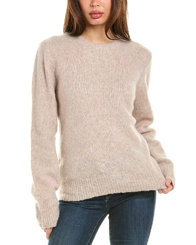 Women's SweatersHelmut Lang Slash Wool-Blend Pullover