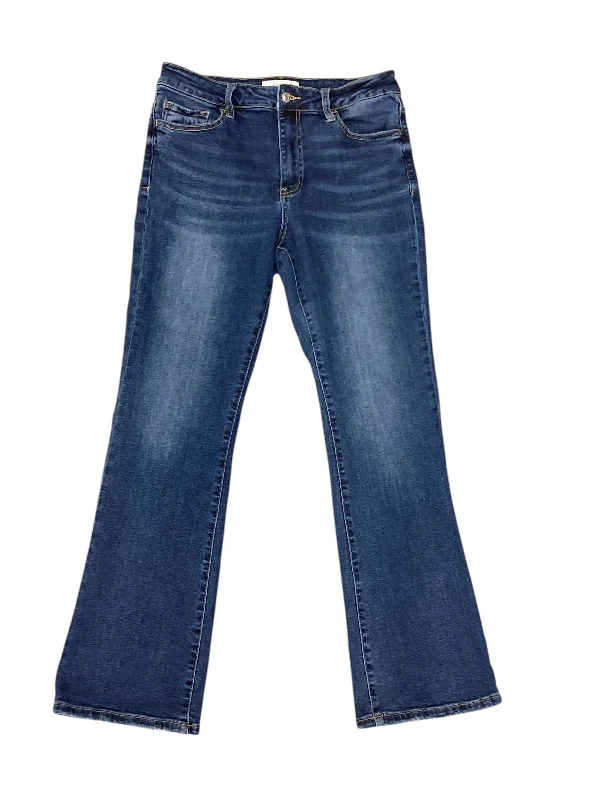 women's denim jeans with elastic waistbandsJeans Boot Cut By Vervet In Blue Denim, Size: 10