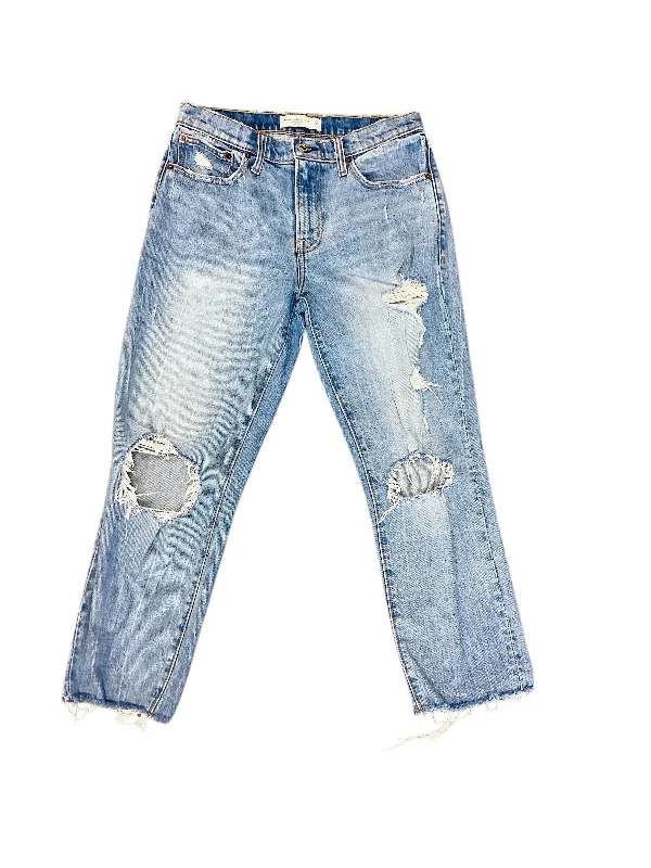 women's denim jeans for a cozy weekendJeans Boyfriend By Abercrombie And Fitch In Blue Denim, Size: 4