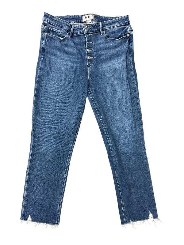 women's light denim jeansJeans Designer By Paige In Blue Denim, Size: 14