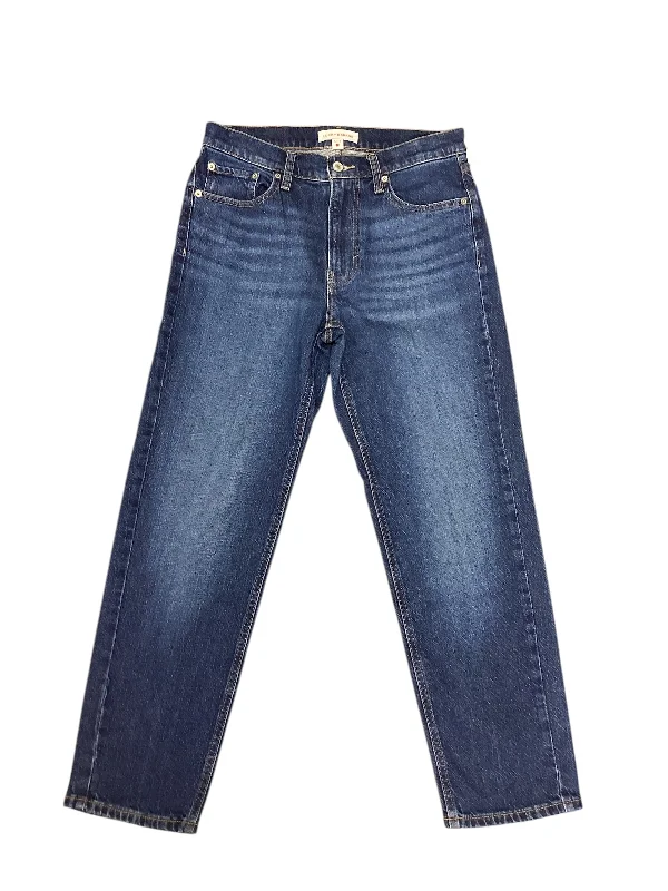 women's denim jeans with fake pocketsJeans Straight By Lucky Brand In Blue Denim, Size: 4