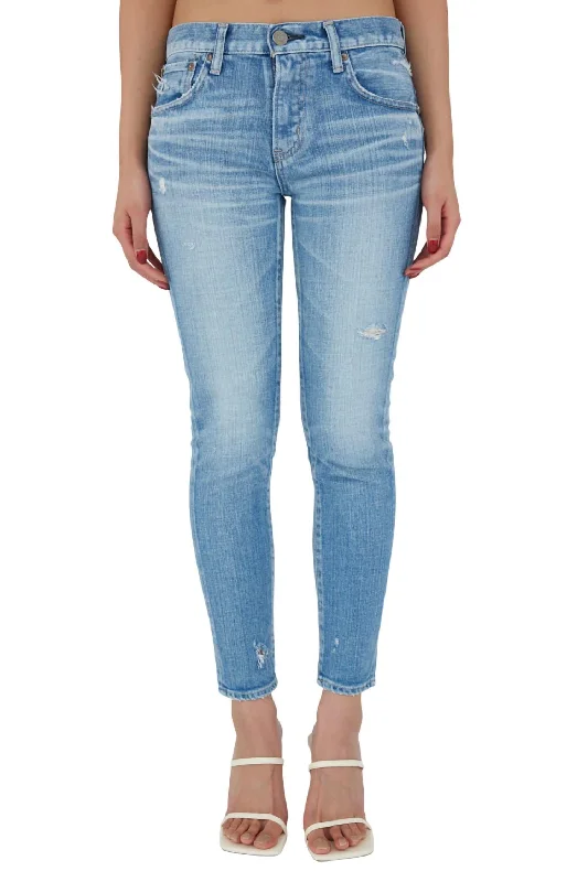 women's ripped denim jeansLenox Skinny Jeans In Ltblu