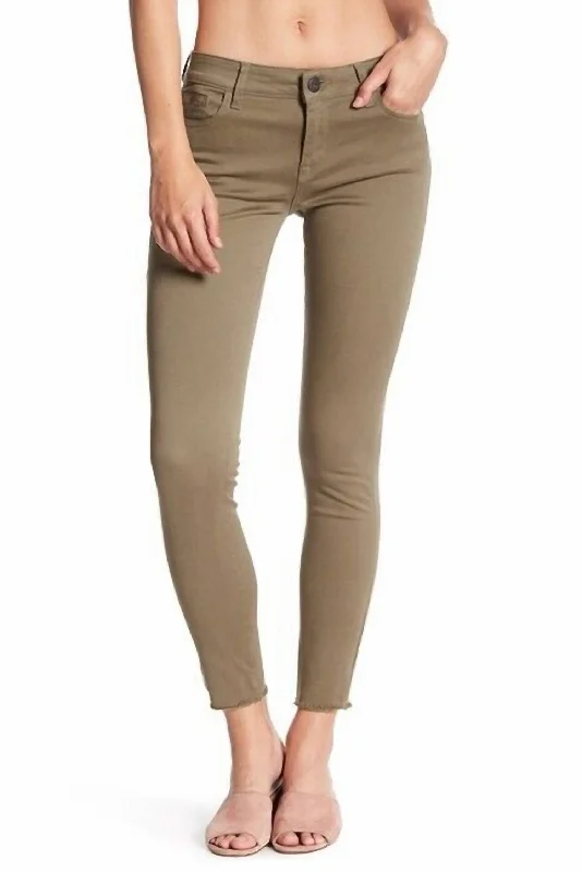 women's denim jeans for a night at the clubMargaux Instasculpt Ankle Skinny Jeans In Moss Green