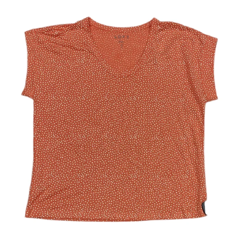 tank tops for womenTop Short Sleeve By Loft In Polkadot Pattern, Size: S