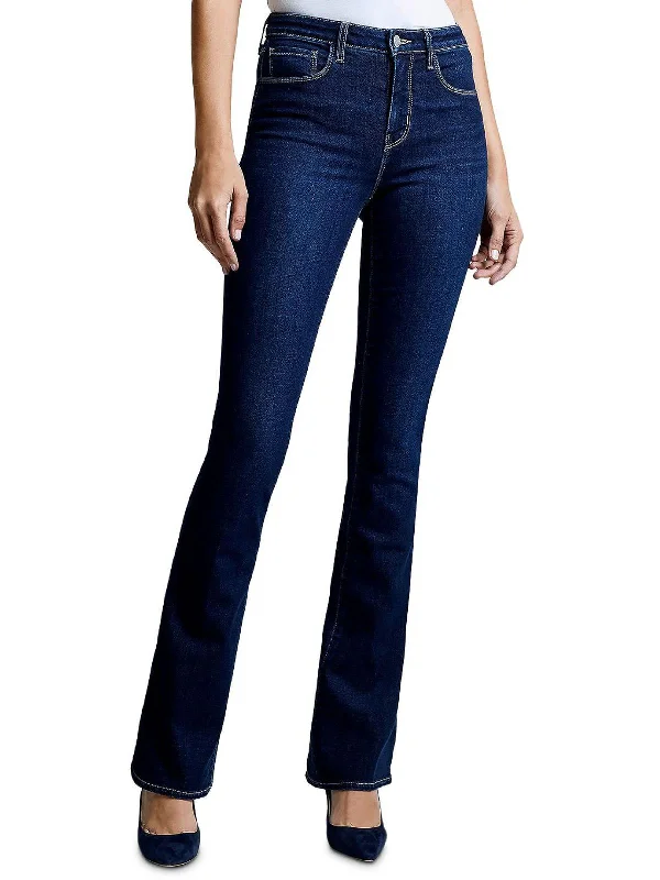 women's denim jeans for partiesWomens High Rise Pocket Wide Leg Jeans